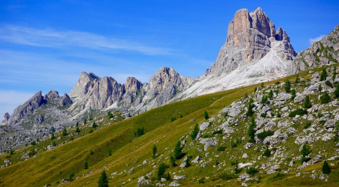 A Scrambler in the Dolomites